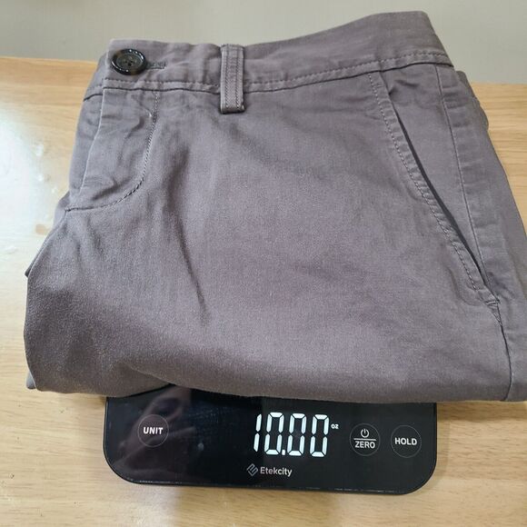 Banana Republic Womens Bermuda Short Size 4 Gray Chino Summer Neutral Stretch - Picture 9 of 9